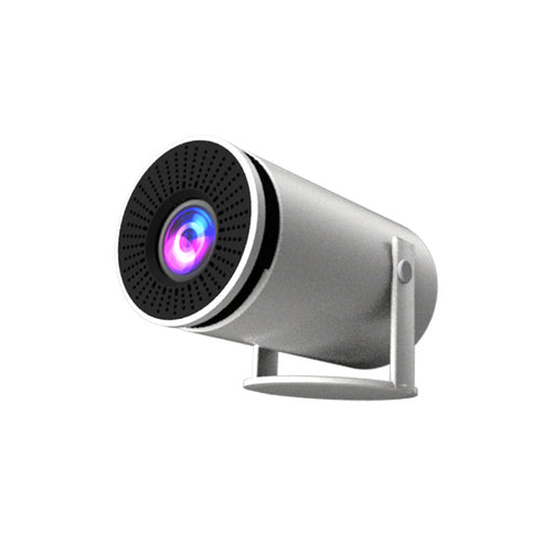 Mini smart projector, white, front view