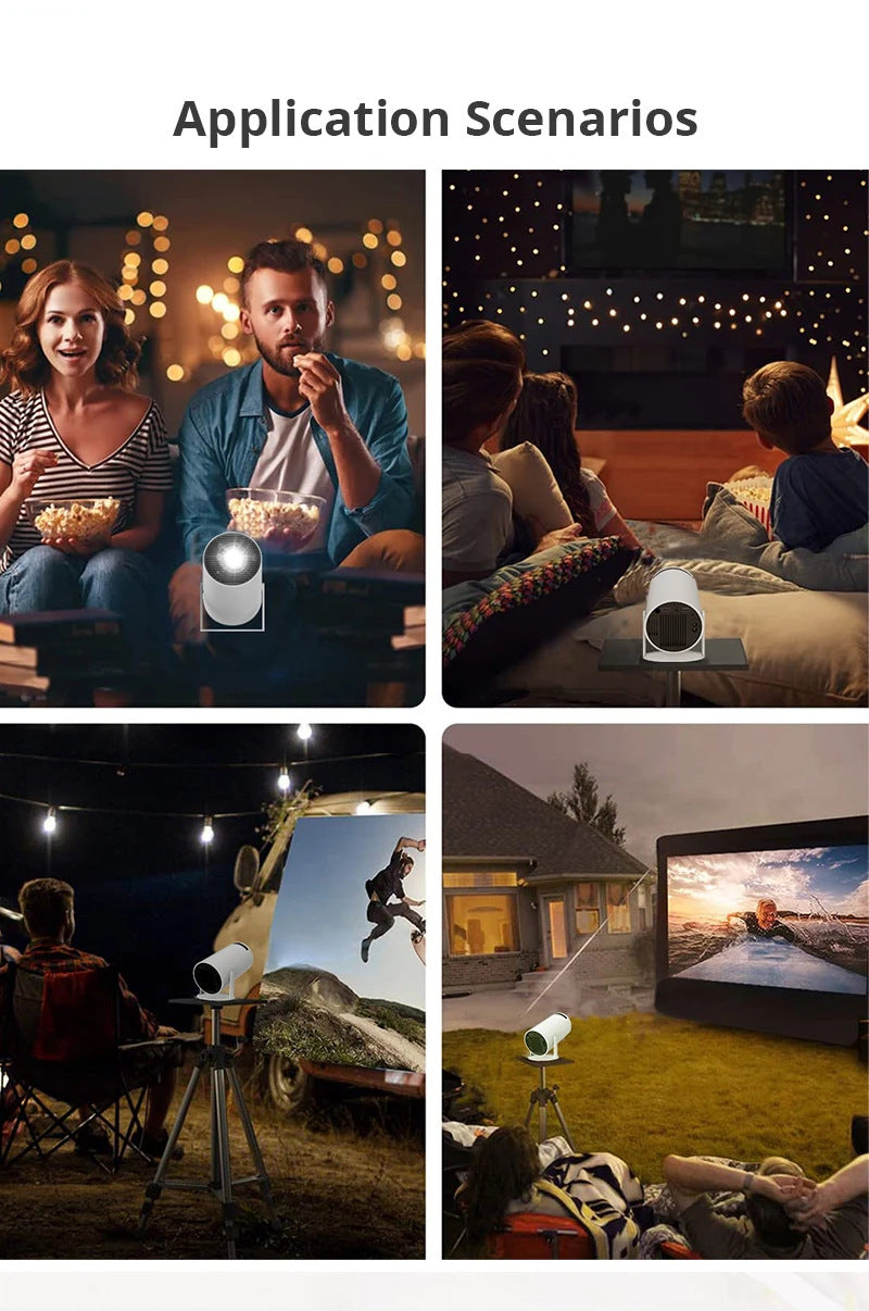 Use it for movie nights indoors and outdoors